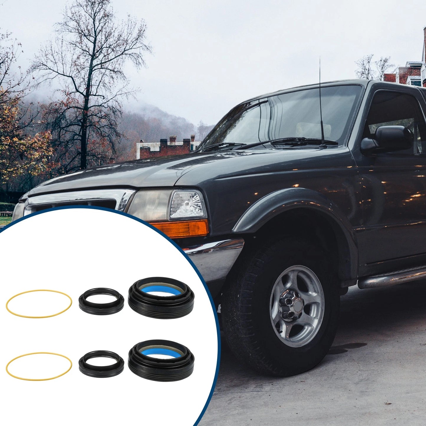Front Axle Steering Bushing Seal for Ford Super Duty Excursion F250 (2000-2023)