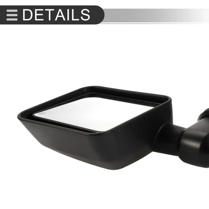 Tow Mirrors Side View Mirror Replacement for Jeep Wrangler (2011-2013) 1 Set