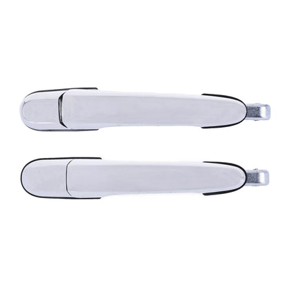 2 x Rear Left + Right Outer Door Handle Chrome for Hyundai Tucson (2004–2010)