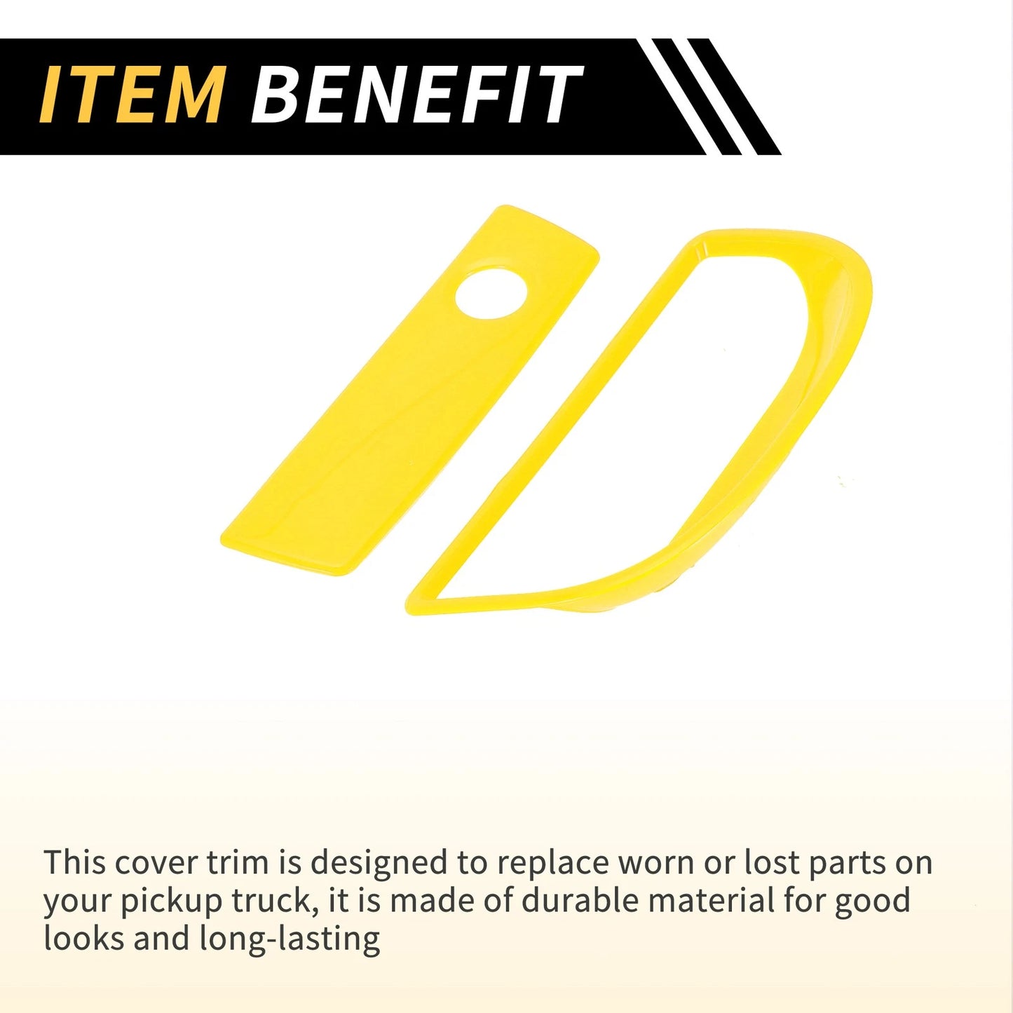 Glove Box Handle Switch Cover Trim for Jeep Wrangler JK (2007-2017) Yellow
