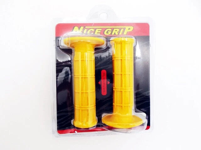 Yellow Hand Grip Set for Suzuki MX Enduro Trail JBS