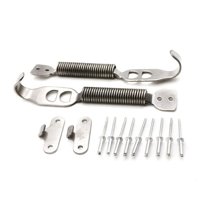 Stainless Steel Racing Bonnet Hook Pin Lock Kit for Car (No Year Specified)