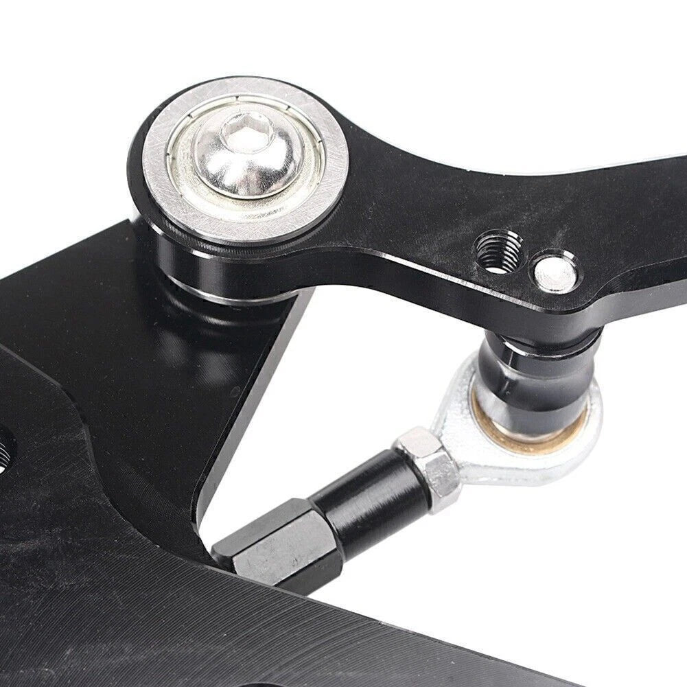Black Rearsets Footpeg Footrest for BMW S1000RR (2009-2014)