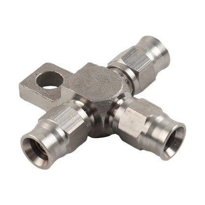 Stainless Steel AN-3 Tee Brake Hose Fittings for Car (No Year Specified)