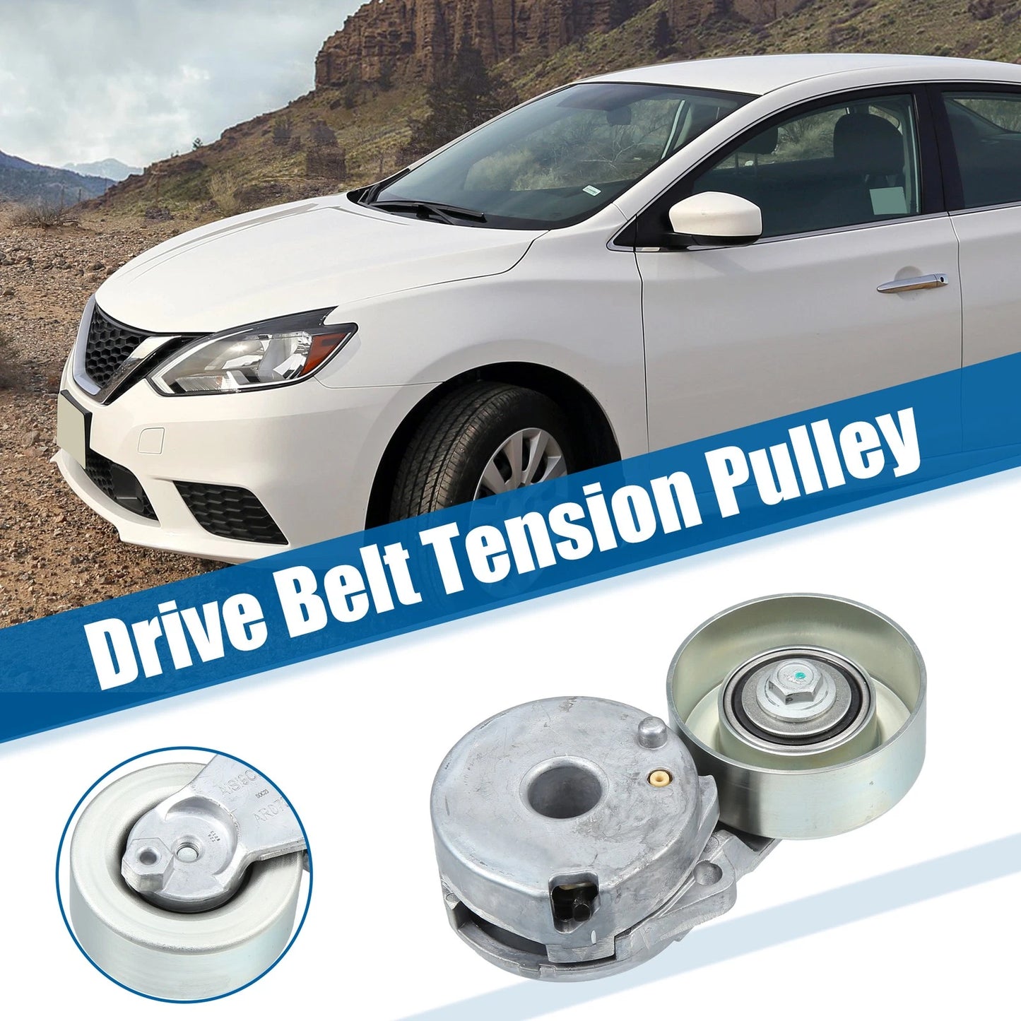 Serpentine Tensioner Assembly for Nissan Versa S SL 1.8L L4 (2007-2008)