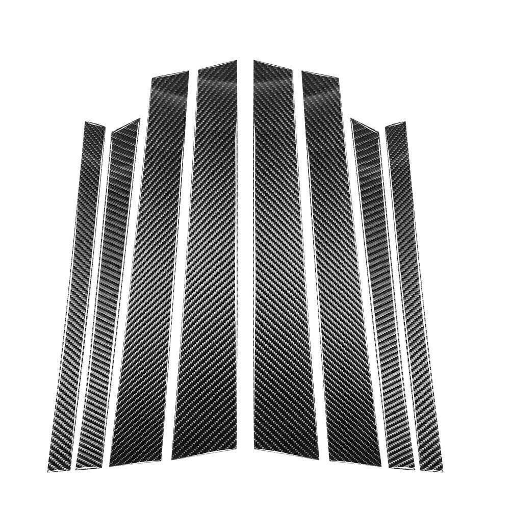 8 x Carbon Fiber Window B Pillar Covers for BMW X5 F15 (2014-2018)