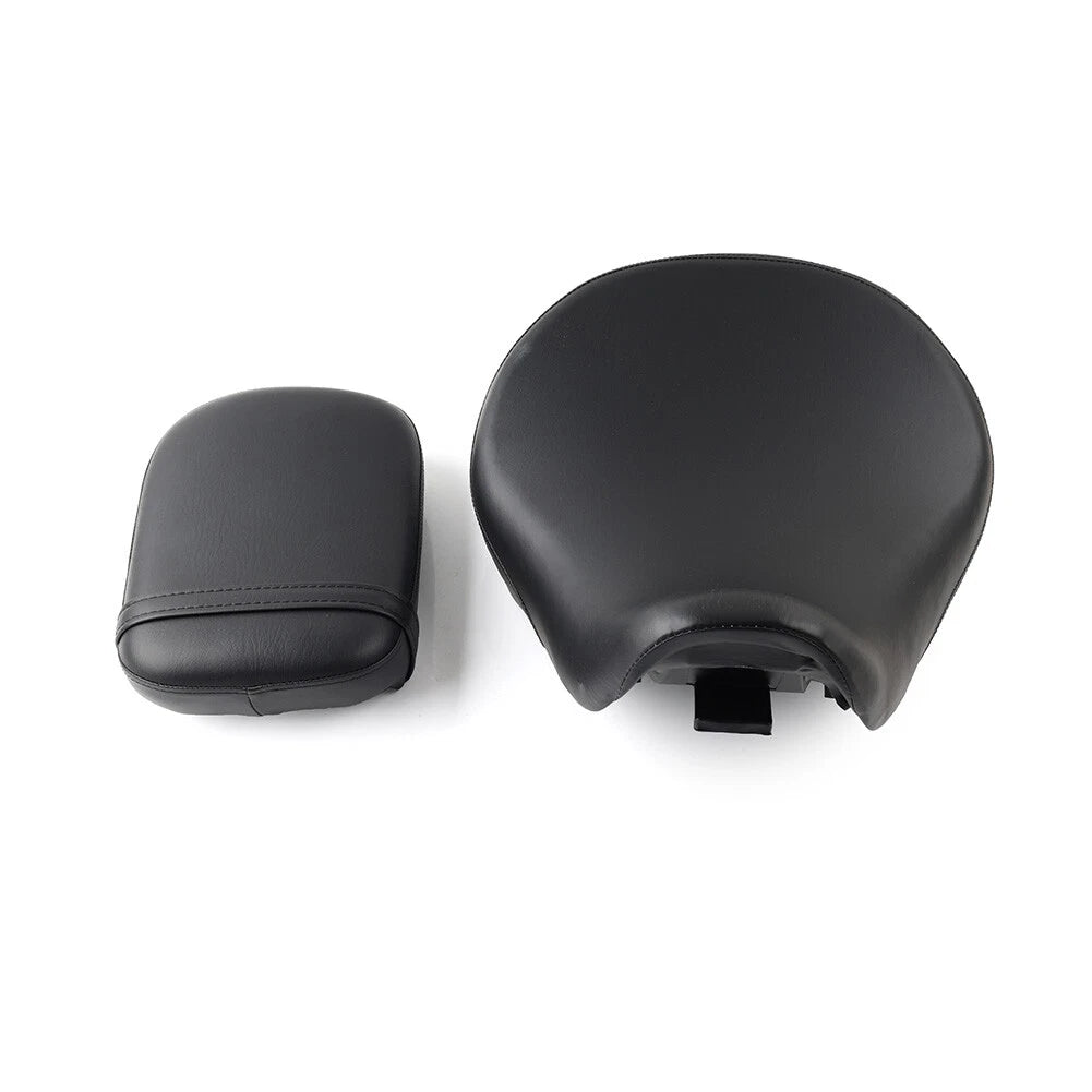 Black Front Driver & Rear Passenger Seat for Honda Shadow Aero VT750C (2004-2024)