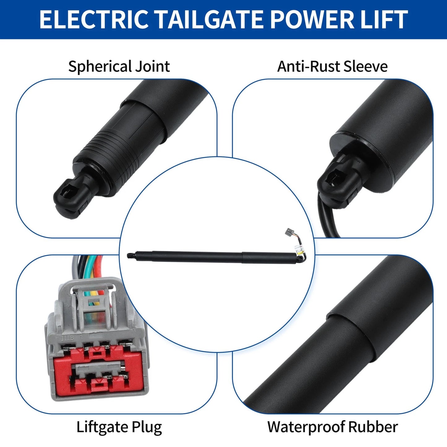 Rear Tailgate Power Lift Support for Ford Edge, Lincoln MKX (2011-2015)