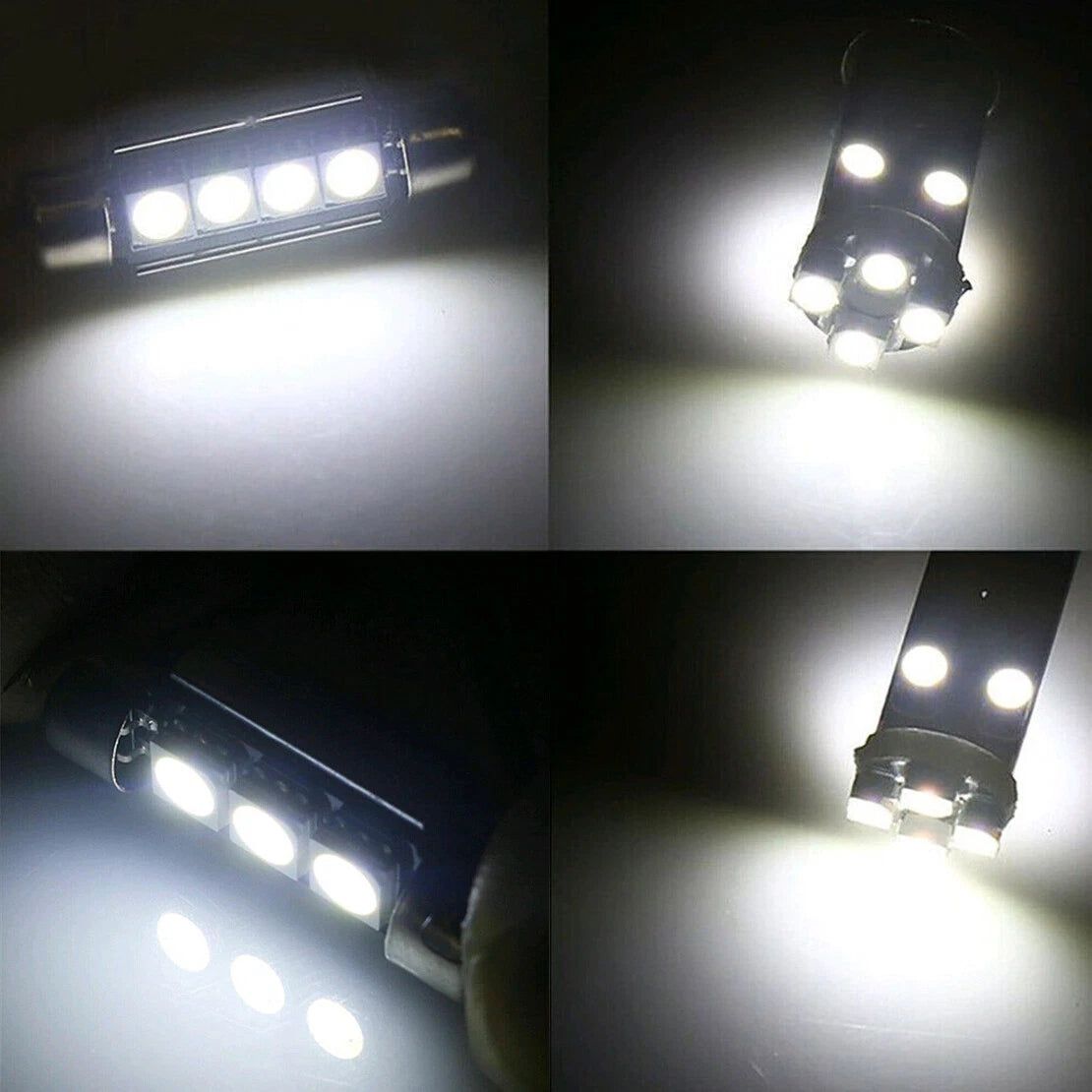 21pc LED Light Bulbs for Car Auto Dome Door Footwell License Plate
