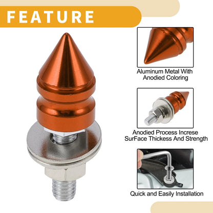 License Plate Screws Cover / 4 x 45mm / Universal Motorcycle M6