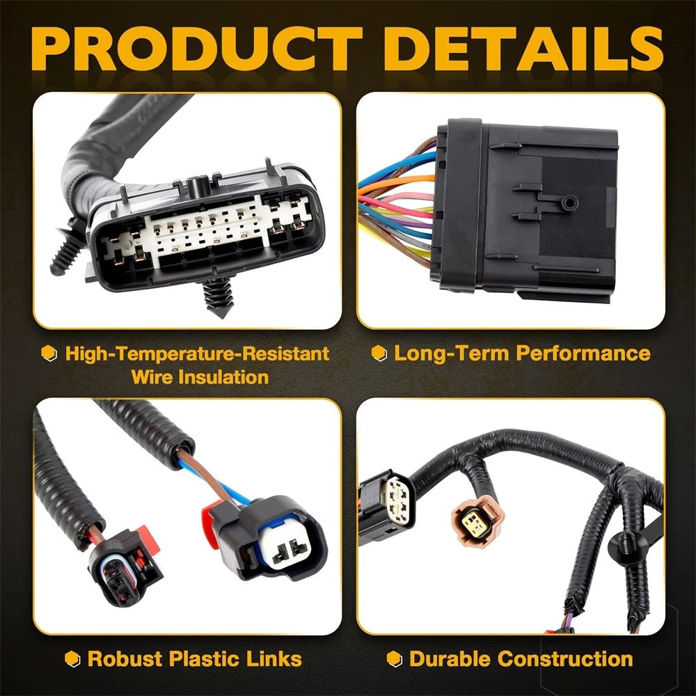 Injector Wiring Harness for Jeep Wrangler, Ram 1500 (2012-2018)