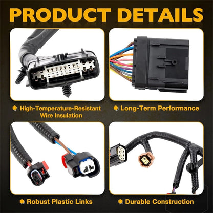 Injector Wiring Harness for Jeep Wrangler, Ram 1500 (2012-2018)