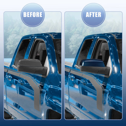 OEM Blue Top Side Mirror Covers for Chevy Silverado 1500 2500 3500 (2014-2019)