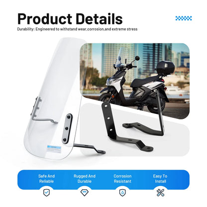 Windshield for Yamaha Zuma 125 YW125 (2009-2021)