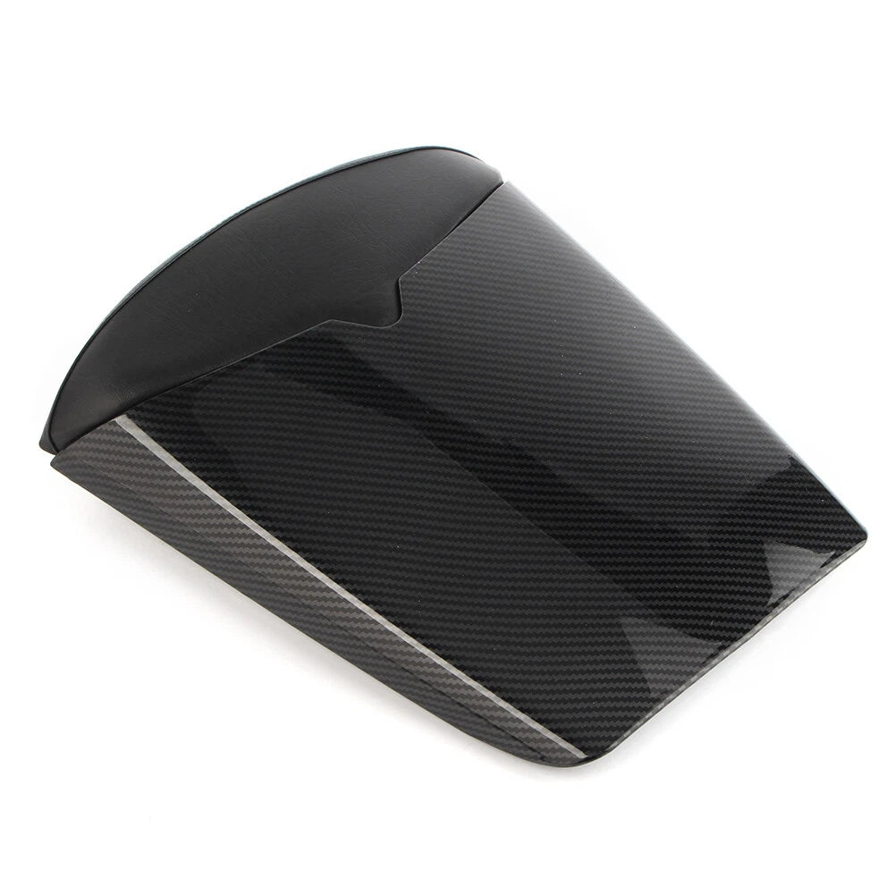 Carbon Fiber Look Rear Pillion Seat Back Cowl Cover for Daytona 675 (2009-2012)