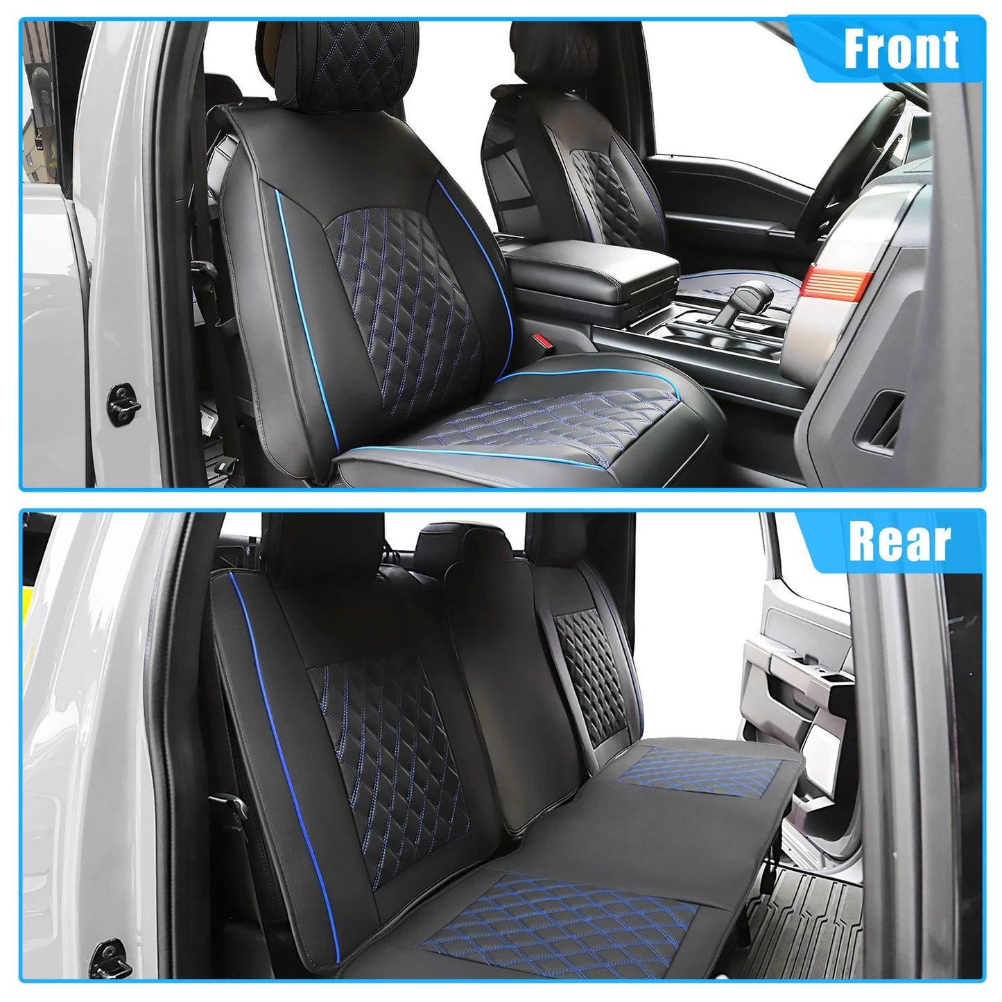 Seat Covers / 5 Pcs / Seat Pad for Toyota Tacoma (2005–2024)