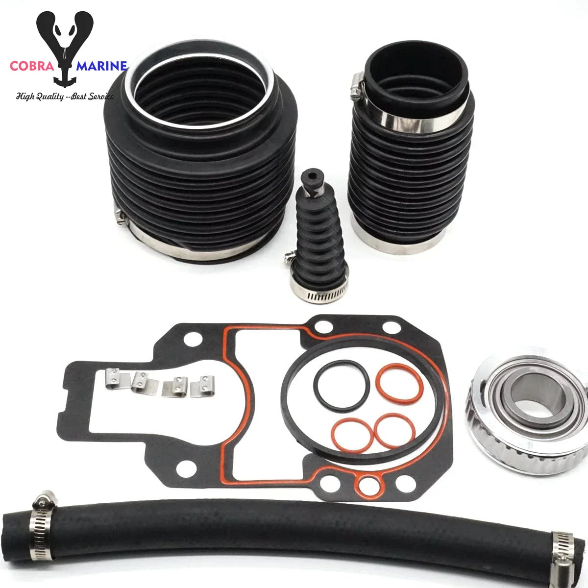 Alpha One Gen 2 Bellows Transom Seal Repair Kit for MerCruiser (1983-1990)