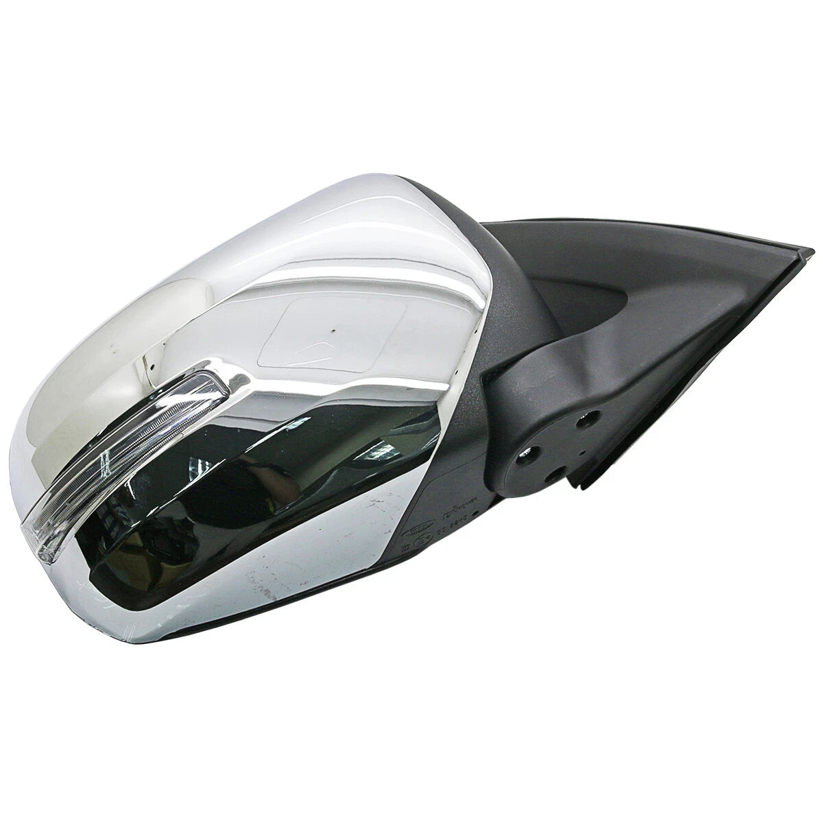 Front Right Chrome Electric Side Mirror w/ LED for Mitsubishi Triton (05-14)