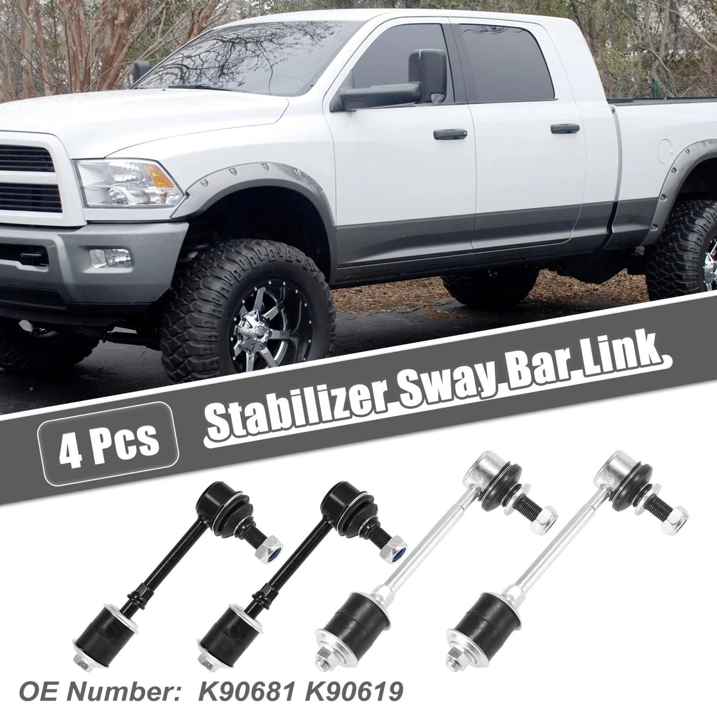 4pcs Sway Bar Links Stabilizer for Toyota 4Runner (2003-2023)