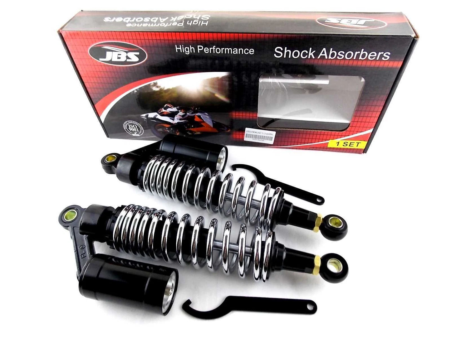 340mm JBS Rear Air Nitrogen Cell Shock Absorbers for Kawasaki ZL1000 Eliminator