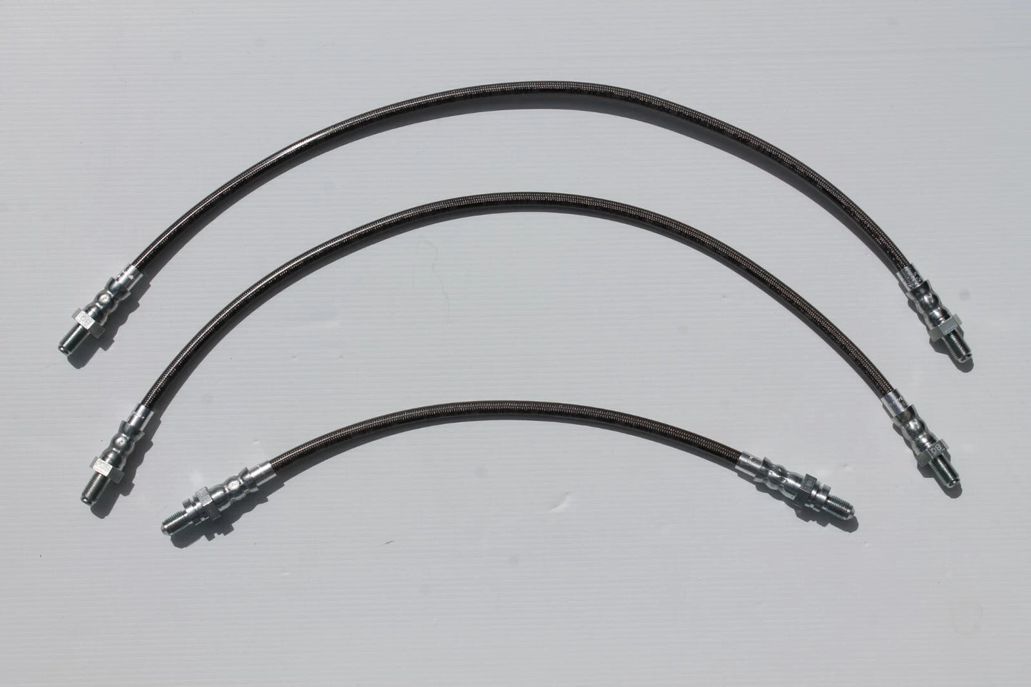 Braided Brake Hose Set (3) for Ford TD Cortina
