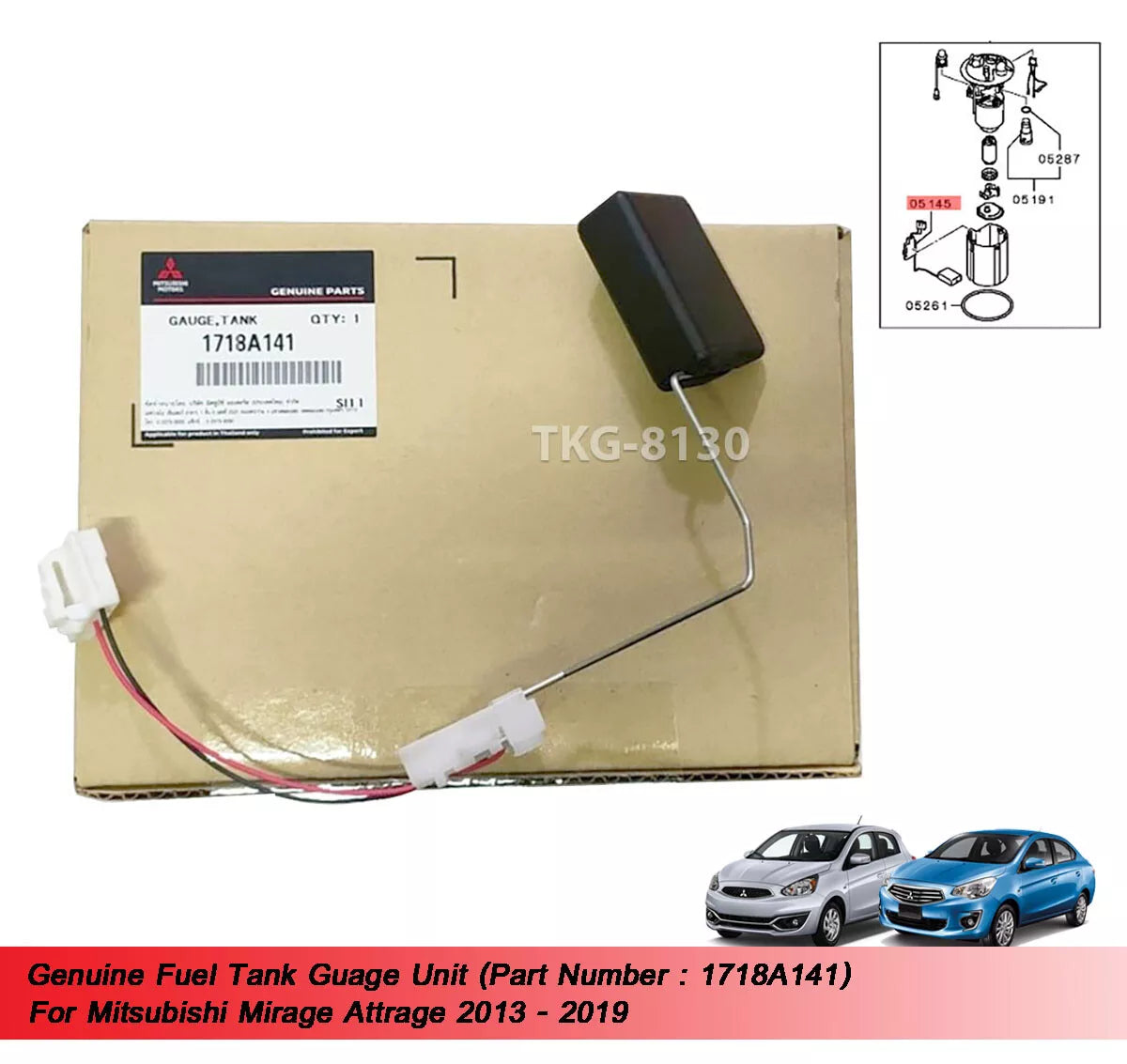 Fuel Gauge Unit for Mitsubishi Mirage (2013-2019)