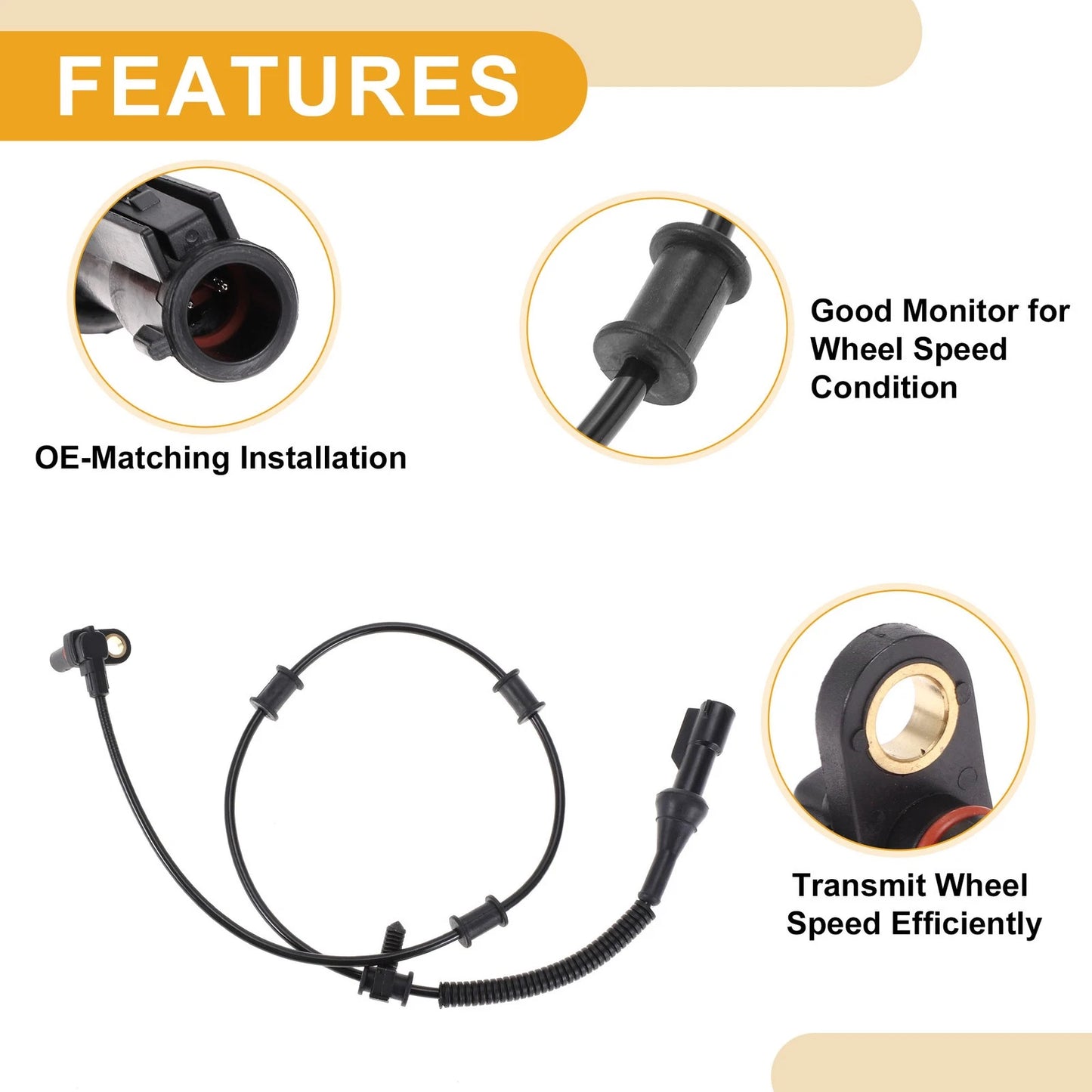 ABS Wheel Speed Sensor for Ford Thunderbird (2002-2005)