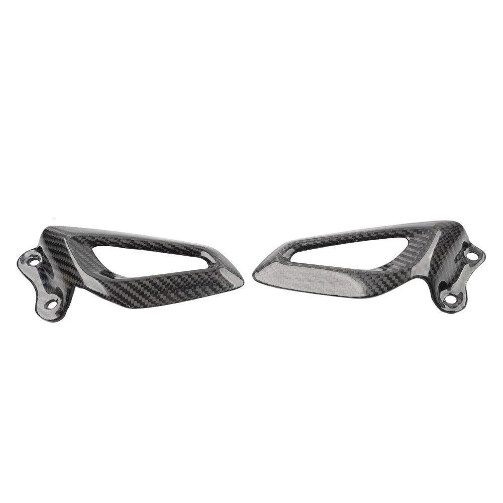 Carbon Fiber Rearset Footrest Plate Heel Guard for BMW S1000RR, M1000RR (2019-2024)