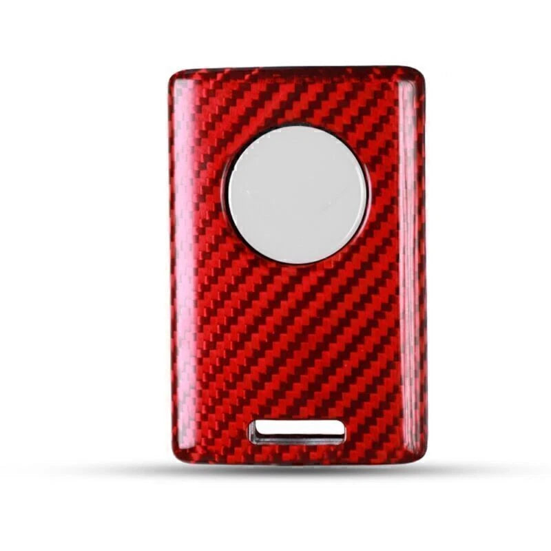 Red Carbon Fiber Key Fob Cover for Cadillac Chevrolet C7 (2014-2019)