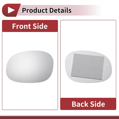 Right Side Wing Mirror Glass for Citroen C3 (2002-2010)