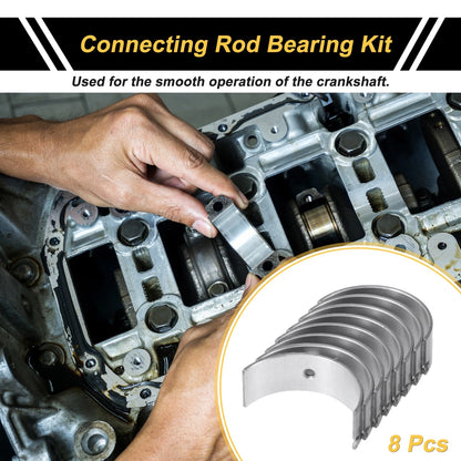 Connecting Rod Bearing Set 8 Pcs for Toyota Corolla (1987–1991)