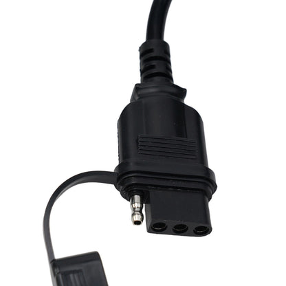Trailer Light Converter European Round 7-Pin to 4-Way Flat Connector
