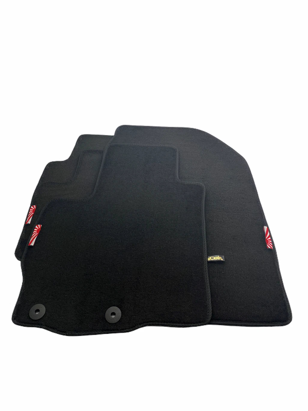 Floor Mats for Mitsubishi Japan Sunset Black Tailored Carpets Set LHD