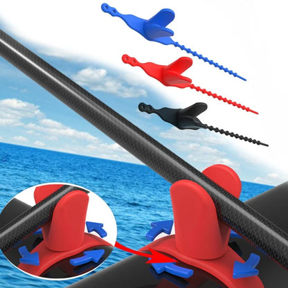 Silicone Fishing Rod Holder Adjustable Angle for Boats/Bridges