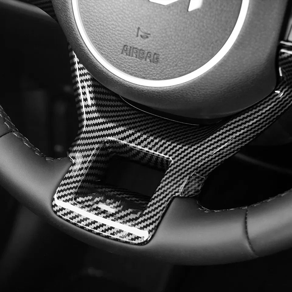 Carbon Fiber ABS Steering Wheel Frame Cover Trim for Kia Sportage NQ5 (2023–2024)