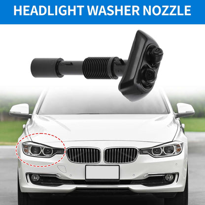 Front Passenger Side Headlight Washer Nozzle for BMW 740iL 740i