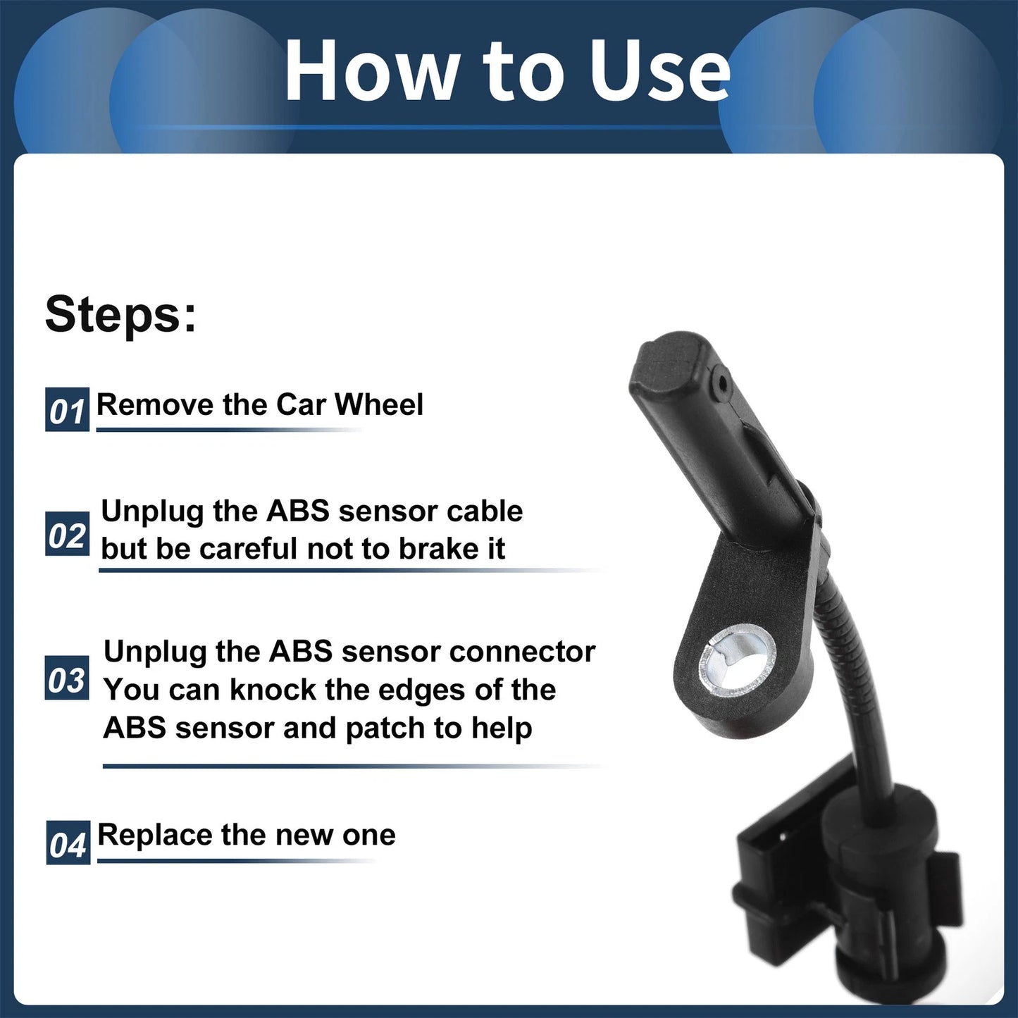 ABS Wheel Speed Sensor for Dodge Charger (2011 - 2022) Rear Left