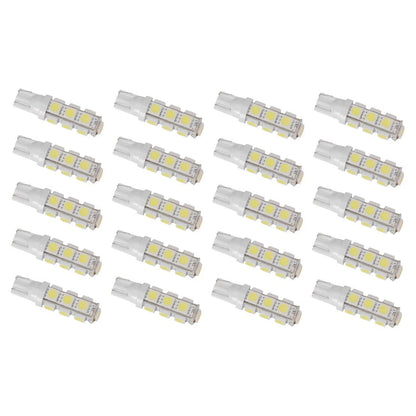 20 x 13SMD 5050 W5W LED Light Bulbs for Car RV Camper