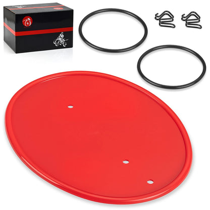 Red Front Number Plate & Clips for Honda Z50R (1979-1987)