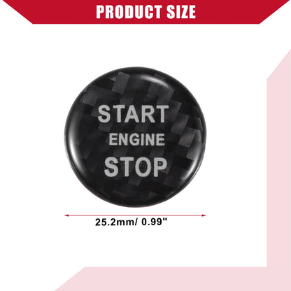 Carbon Fiber Engine Start Stop Button Cover for Land Rover