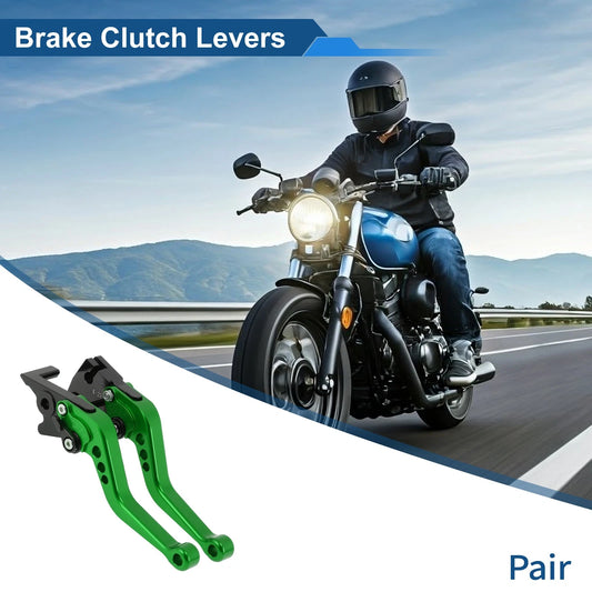 Adjustable Short Brake Clutch Levers for Kawasaki Ninja 300/Z300 (2013–2017)