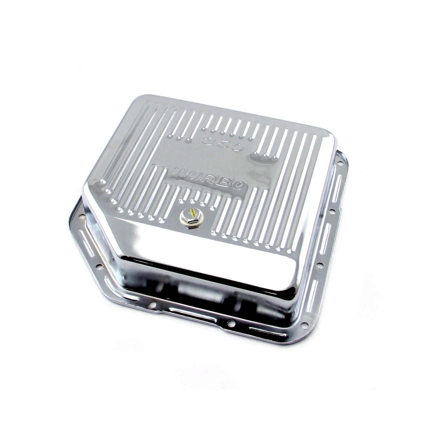 Turbo Deep Transmission Oil Pan for TH350 Chrome Finned