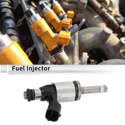 Fuel Injector 1Pc for Lexus IS300H Hybrid 2014-2015 Black Silver Tone