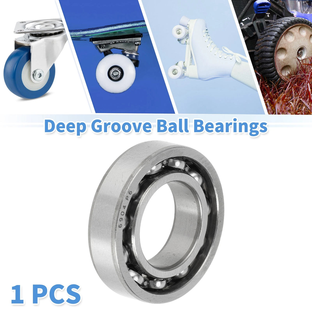 20x37x9mm Deep Groove Ball Bearings for Scooter Skateboard Wheel