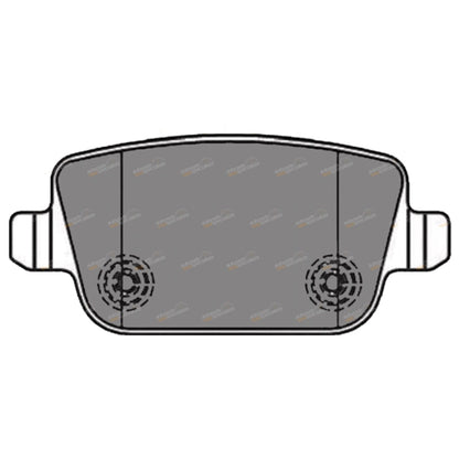 Rear Disc Brake Pad Set for Land Rover Freelander 2 (2007 - 2012)