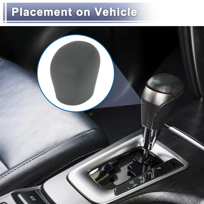 Grey Silicone 5-Gears Manual Gear Shift Knob Cover for Ford C-Max (2007-2021)