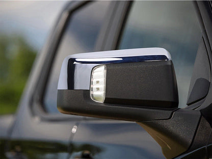 Chrome Top Half Mirror Covers for 2019-2023 Chevy Silverado / GMC Sierra 1500