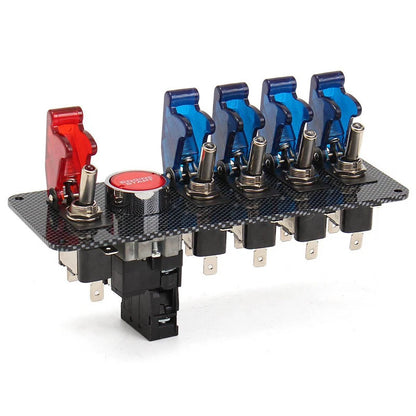 12V Ignition Switch Panel Relay Engine Start Push Button for Car