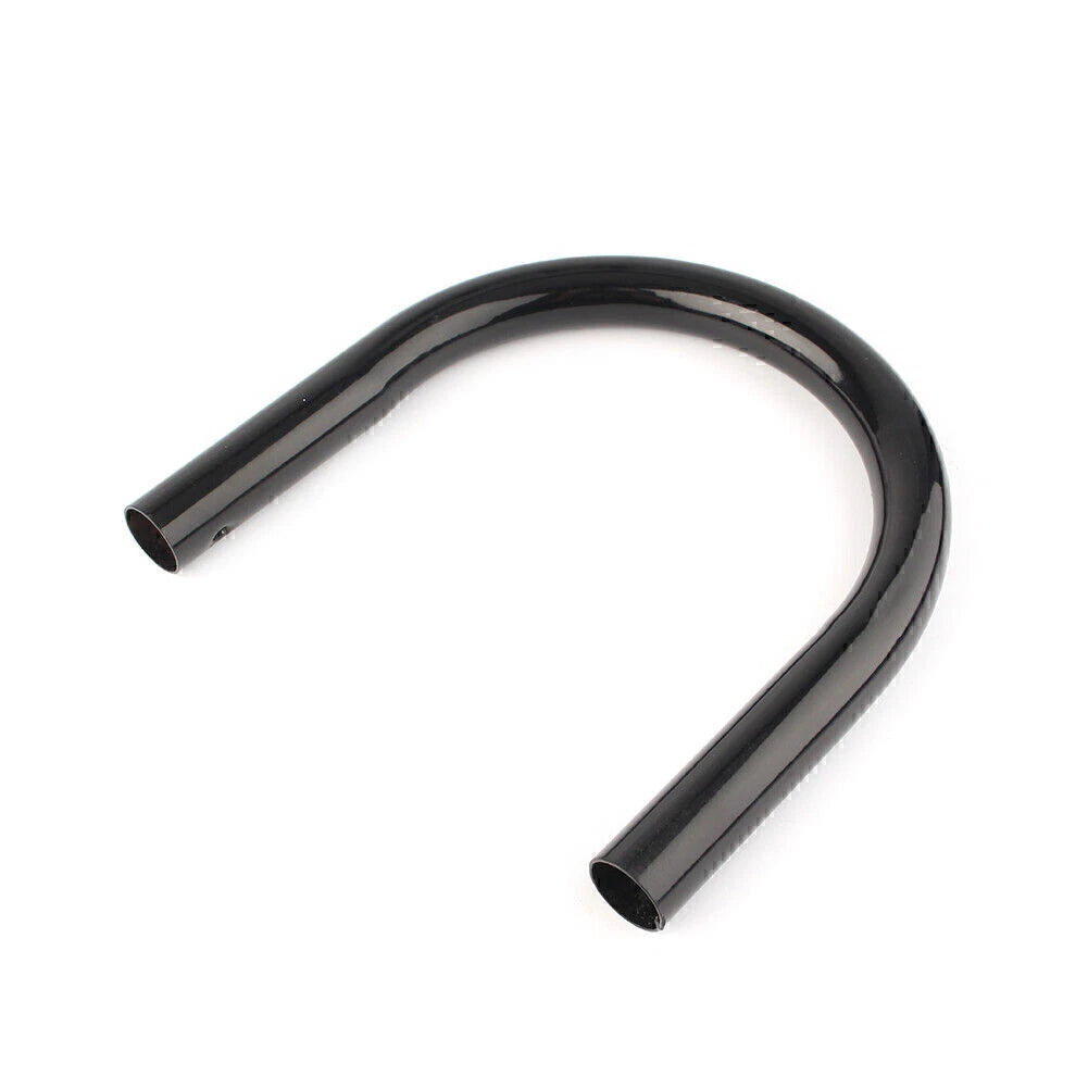 Black Stainless Steel Rear Seat Hoop Loop Frame Trim for Universal Cafe Racer