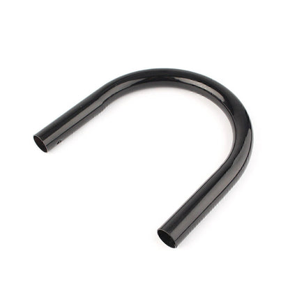 Black Stainless Steel Rear Seat Hoop Loop Frame Trim for Universal Cafe Racer